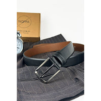 Large Size Oversize Black 3.5 CM Classic Men's Belt