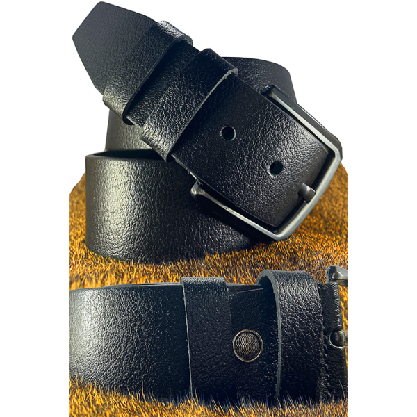 siyah deri kemer