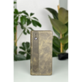 Genuine Leather Women's Leather Wallet Khaki Color Zippered Phone Compartment Unisex Leather Wallet