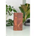 Genuine Leather Women's Leather Wallet Crazy Tan Zippered Phone Compartment Unisex Leather Wallet