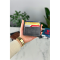 100% Genuine Leather Anthracite Tiguan Card Holder Men's Leather Wallet