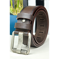 Custom-Made 100% Genuine Leather Brown Italian Sports Belt