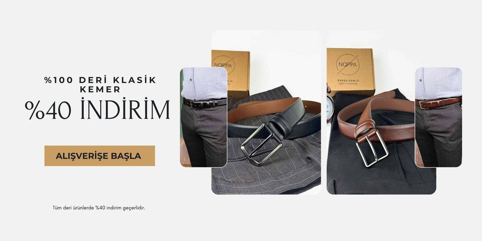 100% leather classic belt 40% off